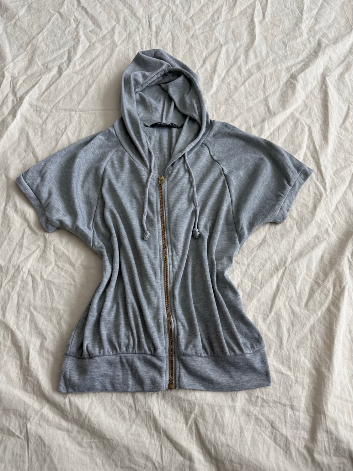 나나 펑크갸루 레이스업 반팔후드집업 상품이미지4