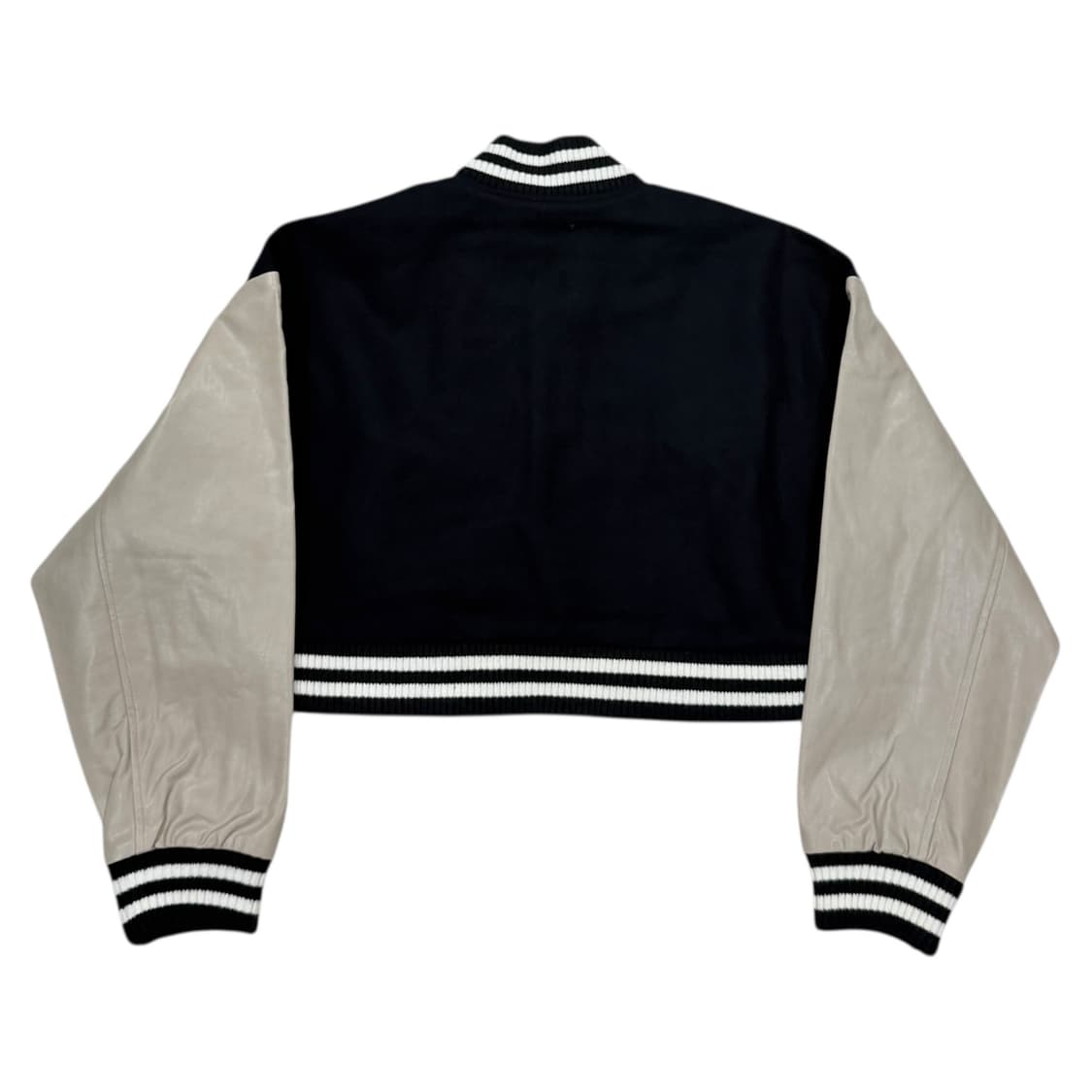 낫노잉 크롭 커브드 바시티 점퍼 자켓 상품이미지3