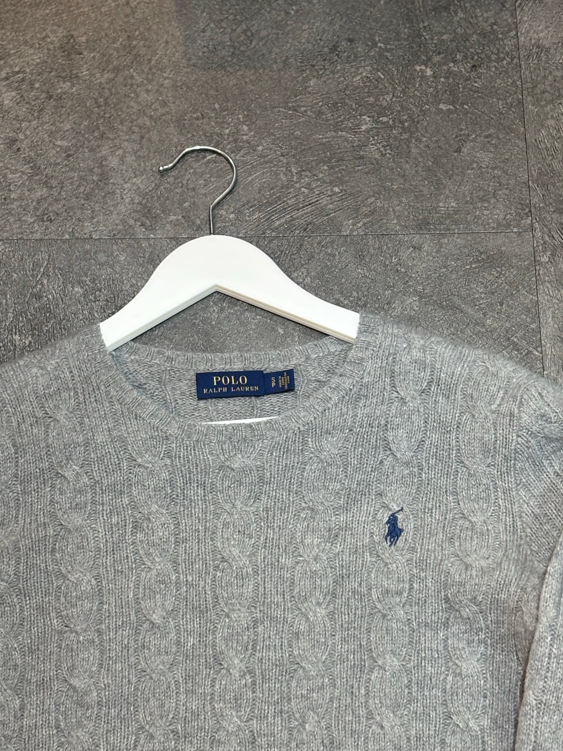 폴로 랄프로렌 케이블 니트 스웨터 S 여성 상품이미지4