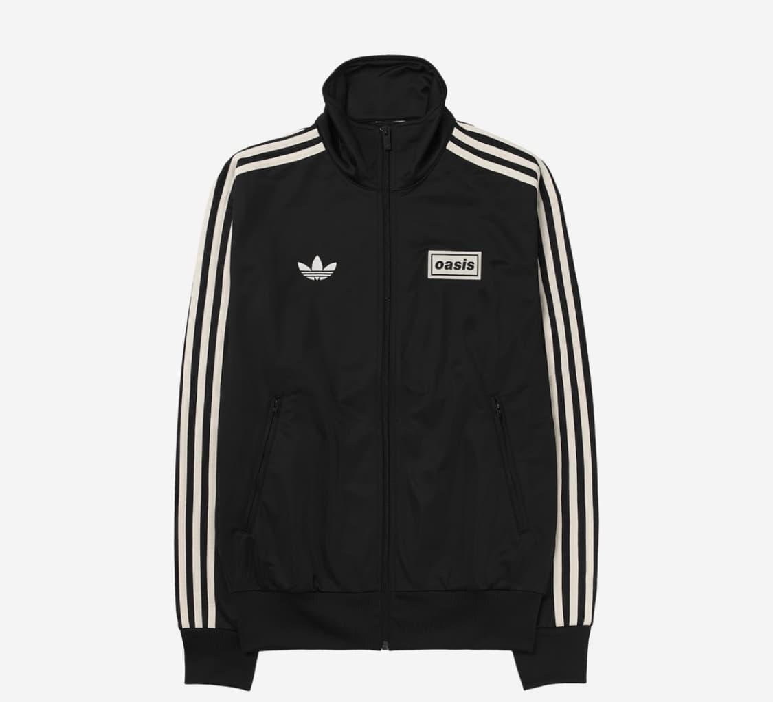 아디다스 x 오아시스 투어 파이어버드 트랙 탑 블랙  상품이미지1