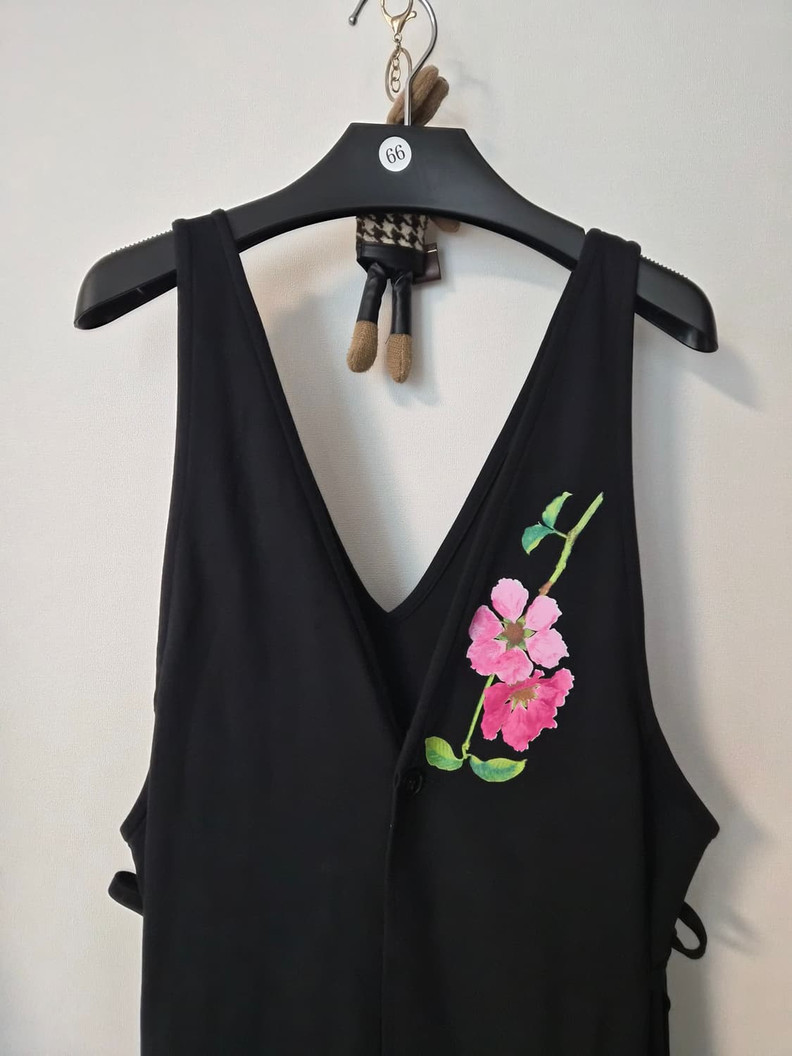꽃 자수 브이넥 조끼 베스트 상품이미지2