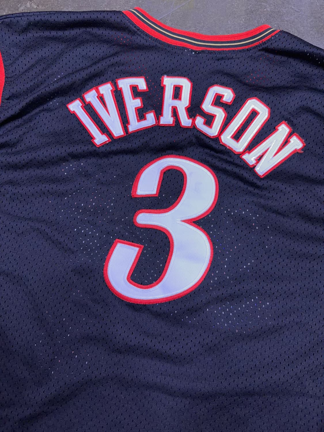 챔피온 필라델피아 식서스 앨런 아이버슨 스윙맨 져지 XL 상품이미지7