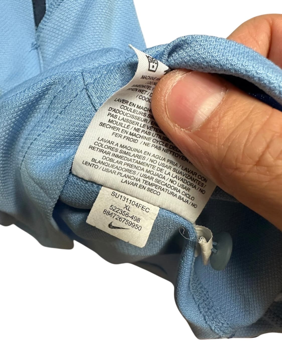 나이키(nike) 여성 스카이블루 드라이핏 테니스 카라티 XL size 상품이미지7