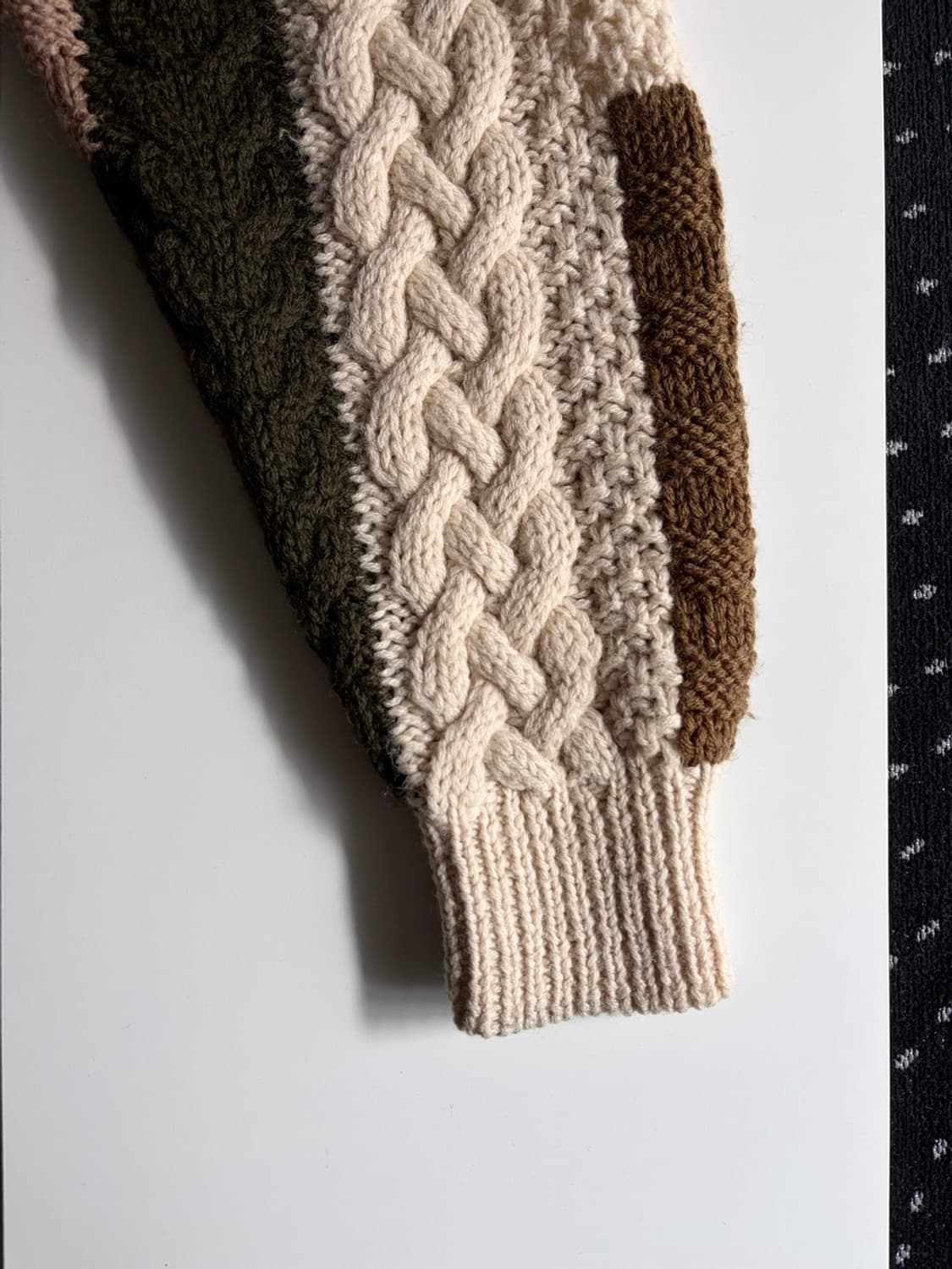 patchwork hooded zip-up 상품이미지8