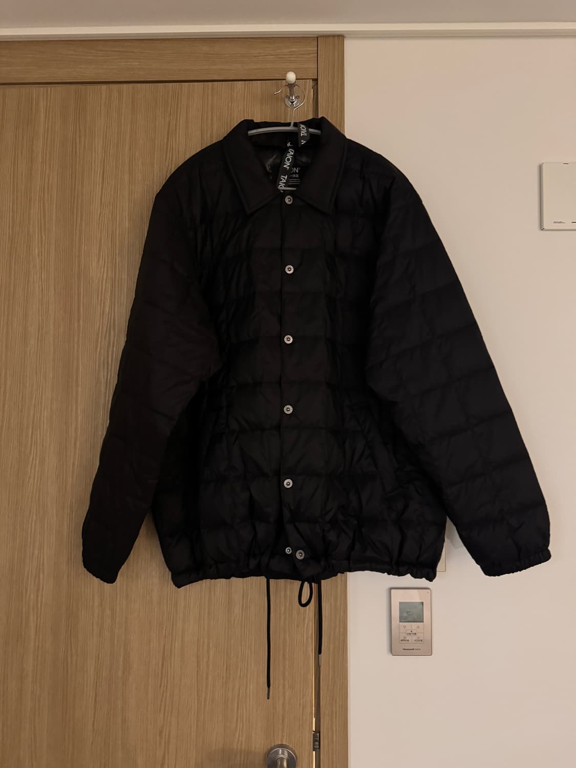 타이온 / Taion 경량 다운 코치 자켓_블랙 3XL 상품이미지1