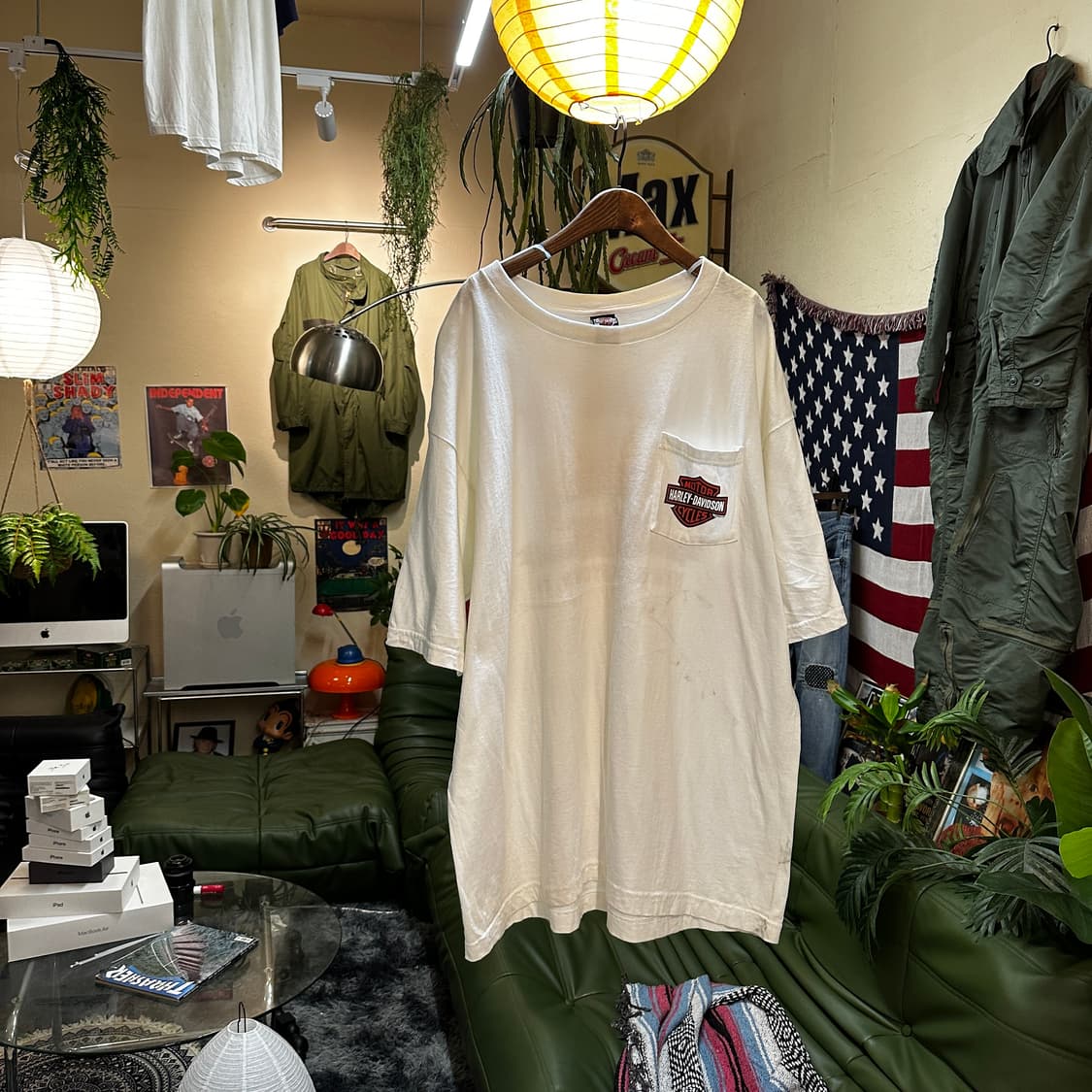 2000s USA Harley-Davidson flame T-shirt 상품이미지3