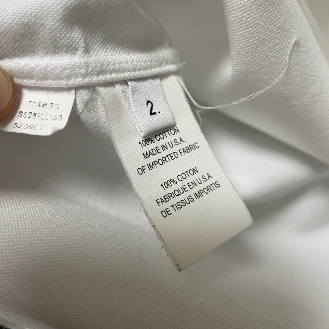 정품 2) 톰브라운 옥스포드 암밴드 삼선 셔츠 상품이미지3