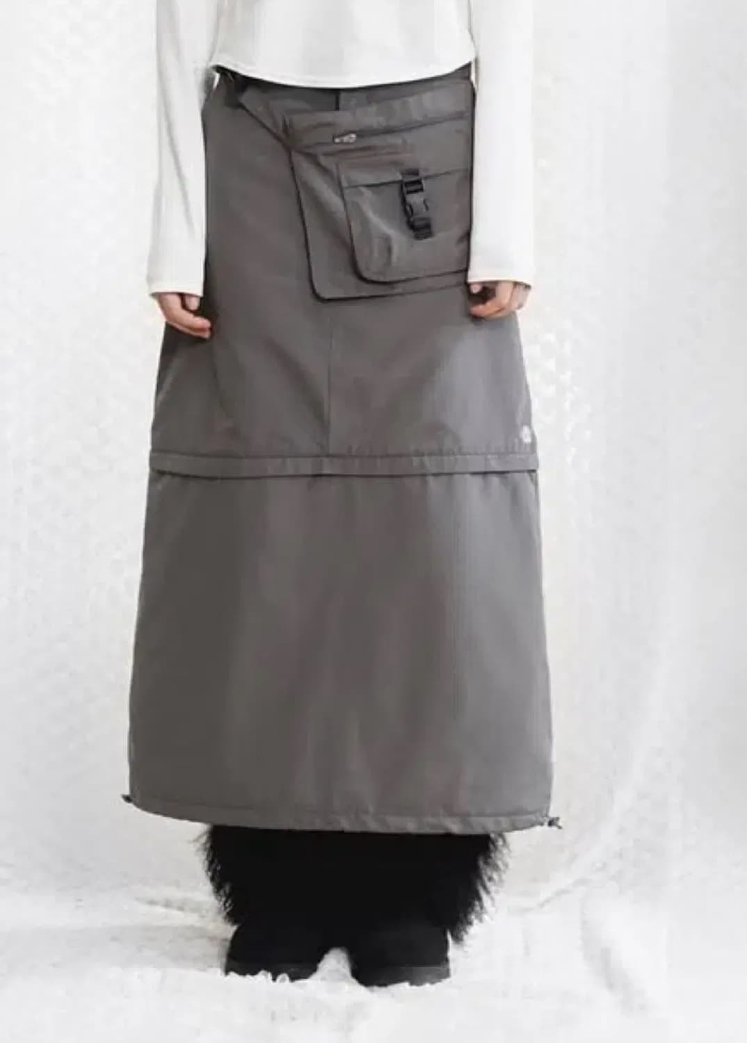 코이세이오 스마트어반유즈풀 suu 카고스커트 웜그레이 상품이미지1