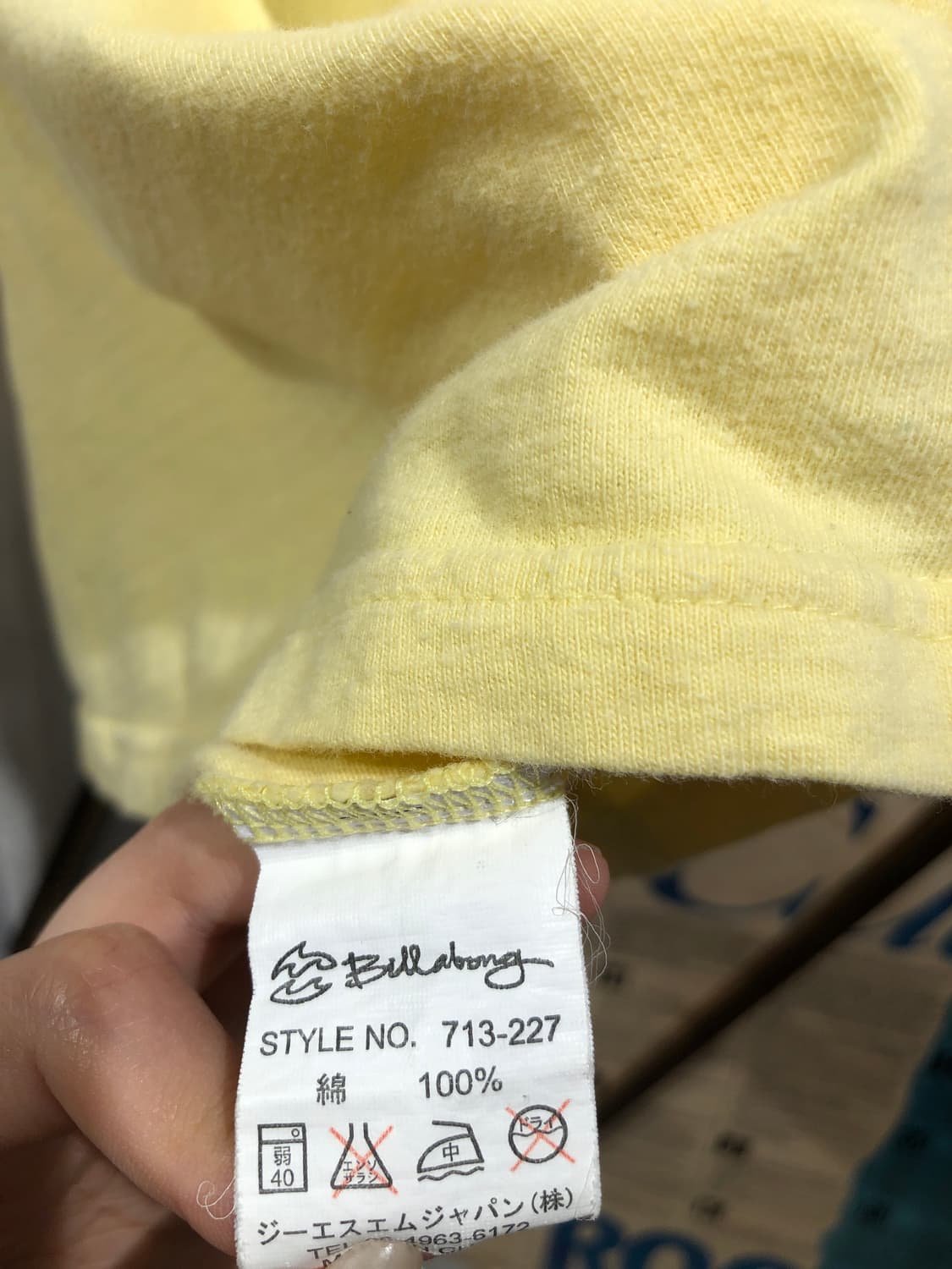 [2213] Billabong yellow sleeve t-shirt 상품이미지7