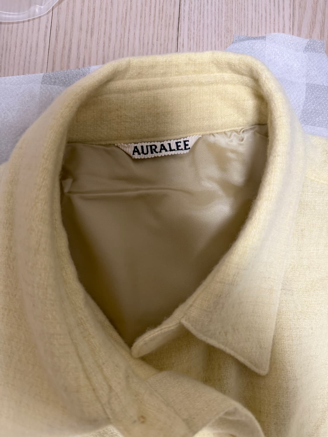 (3)오라리 울 캐시미어 셔츠 상품이미지5