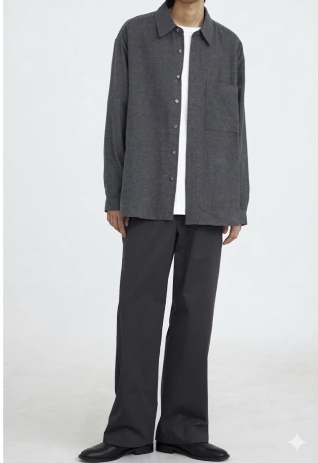 유스 와이드 치노팬츠 M 상품이미지1