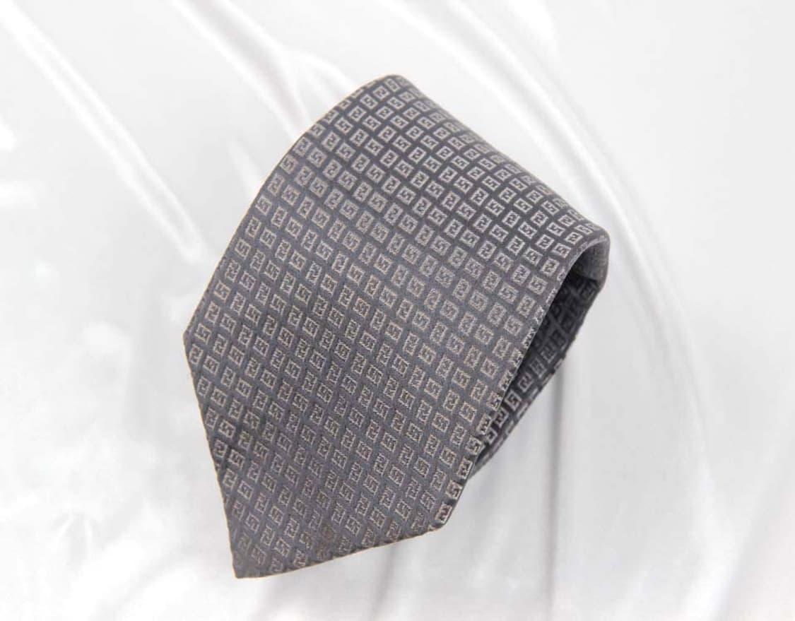 펜디 9.2cm A등급 FF로고 남자 명품 넥타이 상품이미지1