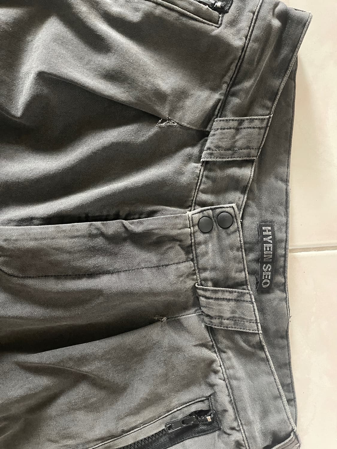 Hyein seo 워시드 카고 팬츠 3사이즈 혜인서 상품이미지2