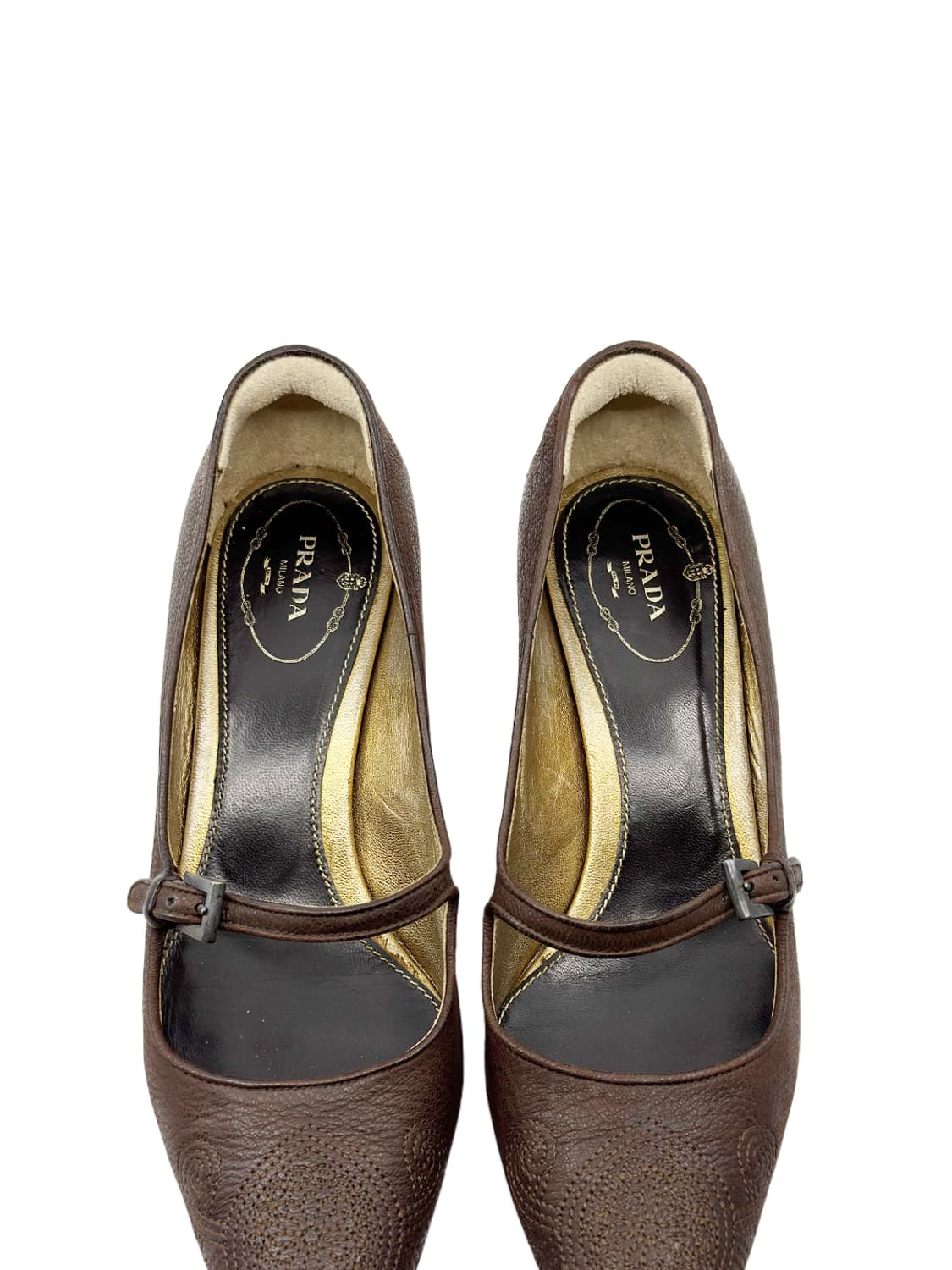 Prada Embossed Leather Pumps/ 37 상품이미지6