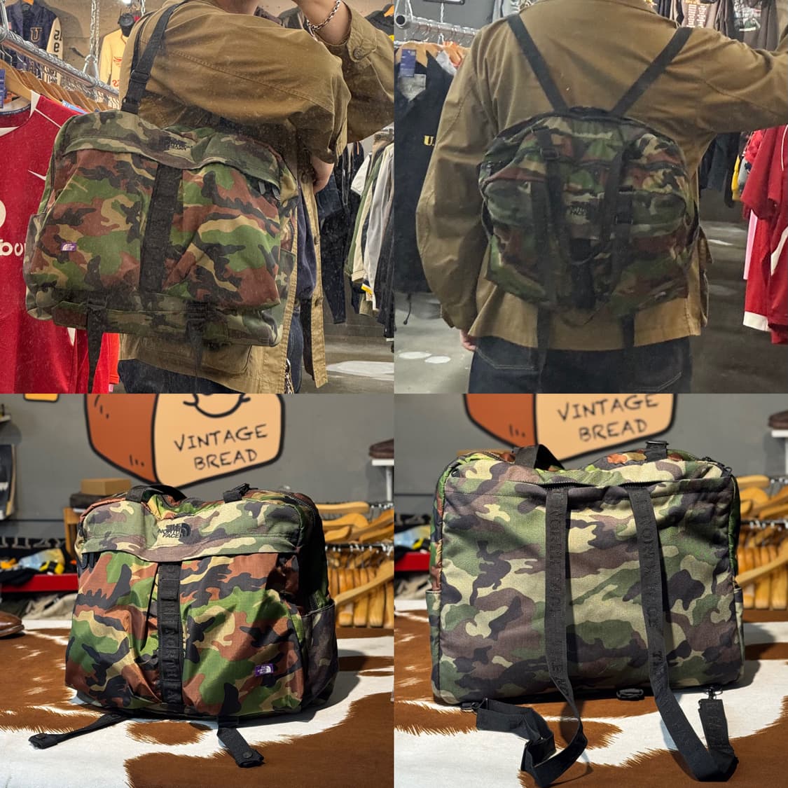 노스페이스 퍼플라벨 나나미카 3way 브리프 카모 백 (OS) 상품이미지10