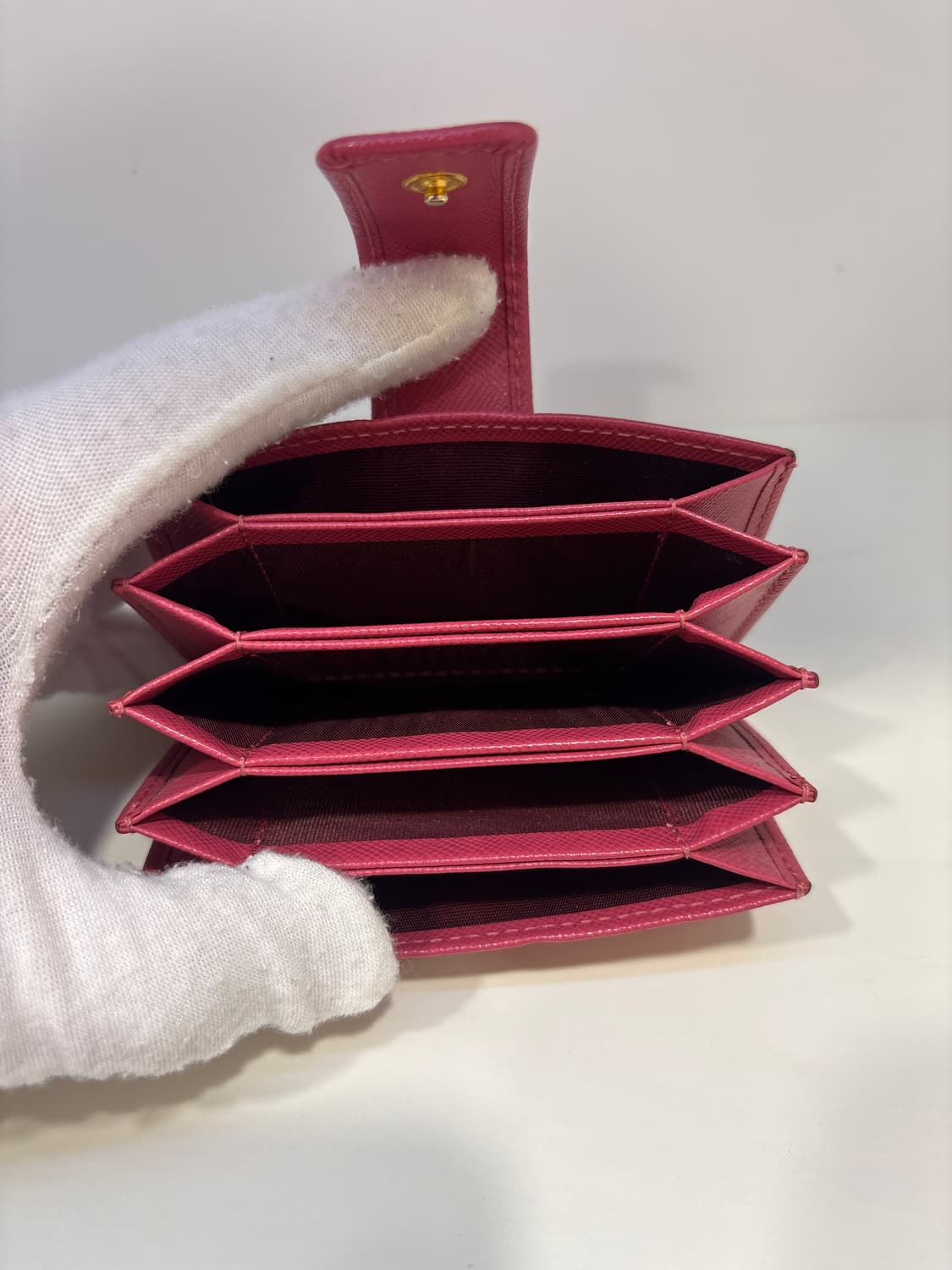 프라다 아코디언 카드지갑 (수수료X) 상품이미지3