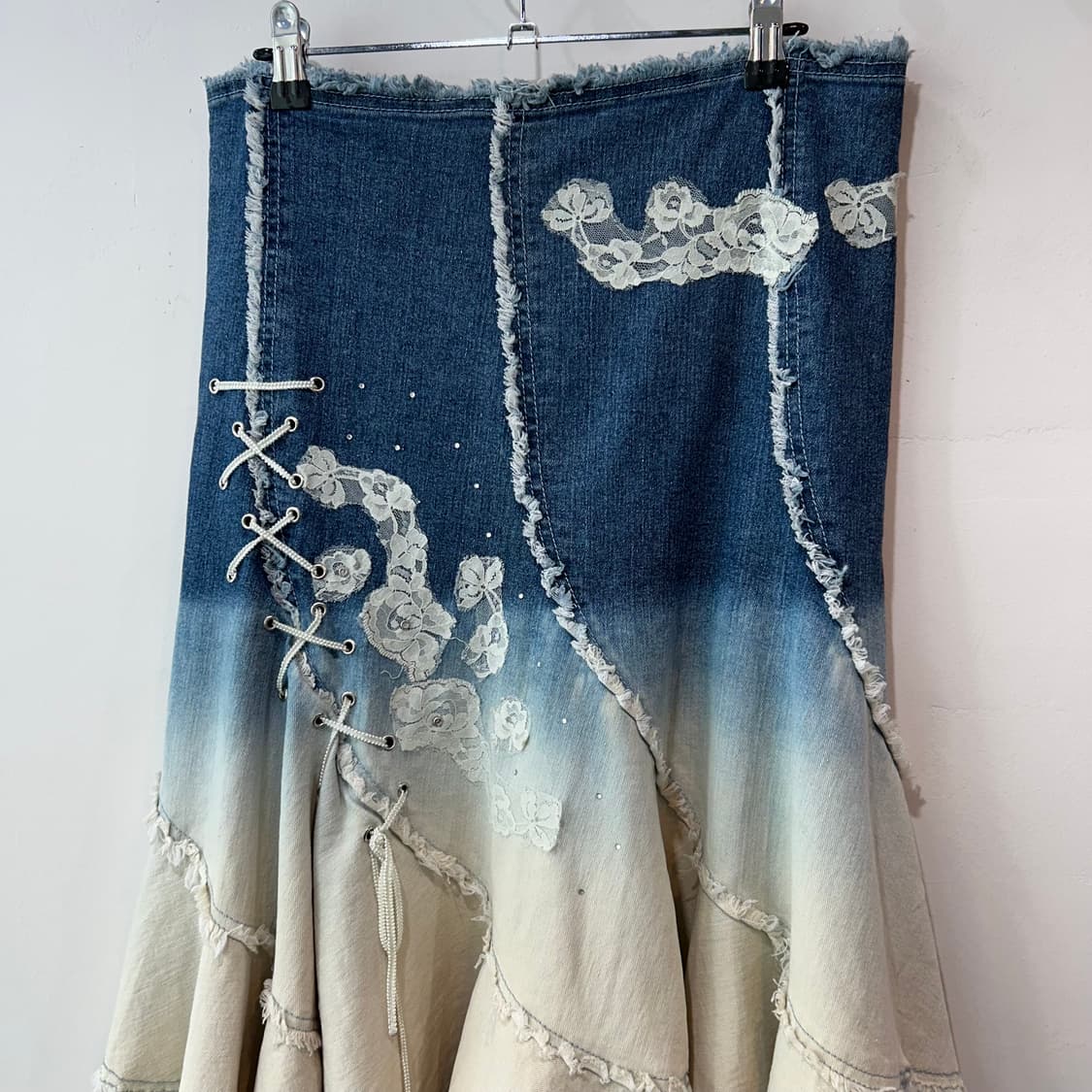 페어리 레이스 아일렛  미디스커트 상품이미지5