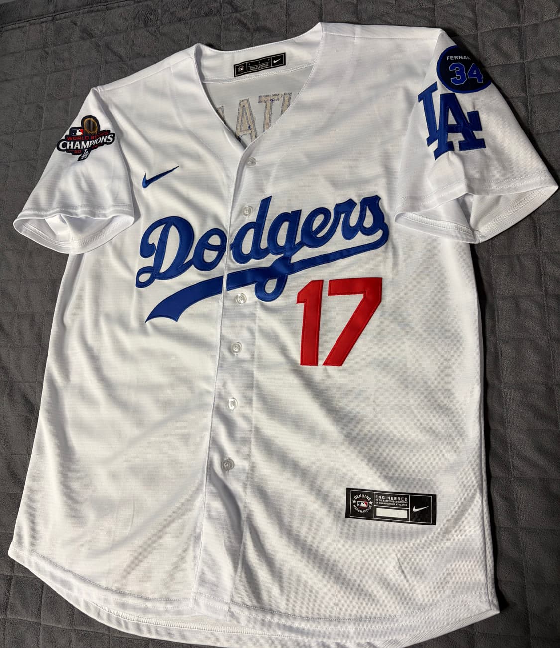 LA 다저스 홈 어센틱 오타니 유니폼 상품이미지1