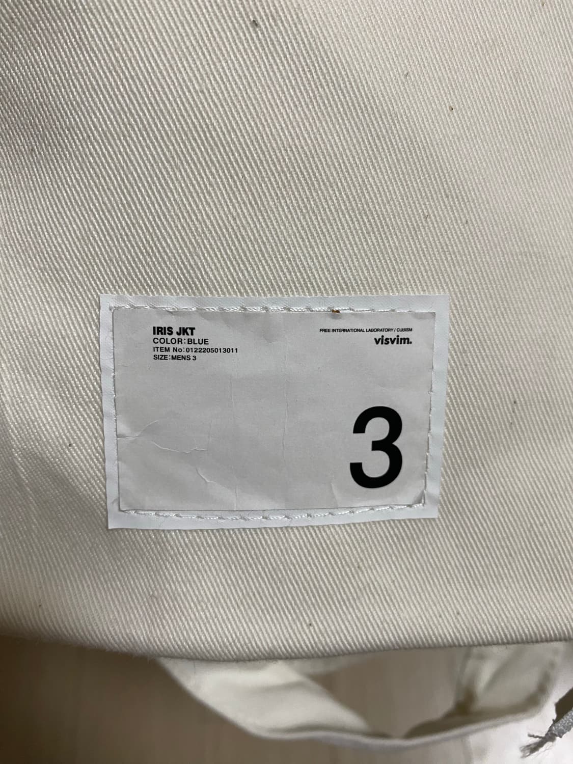 22aw 비즈빔 아이리스 블루 3사이즈 상품이미지5