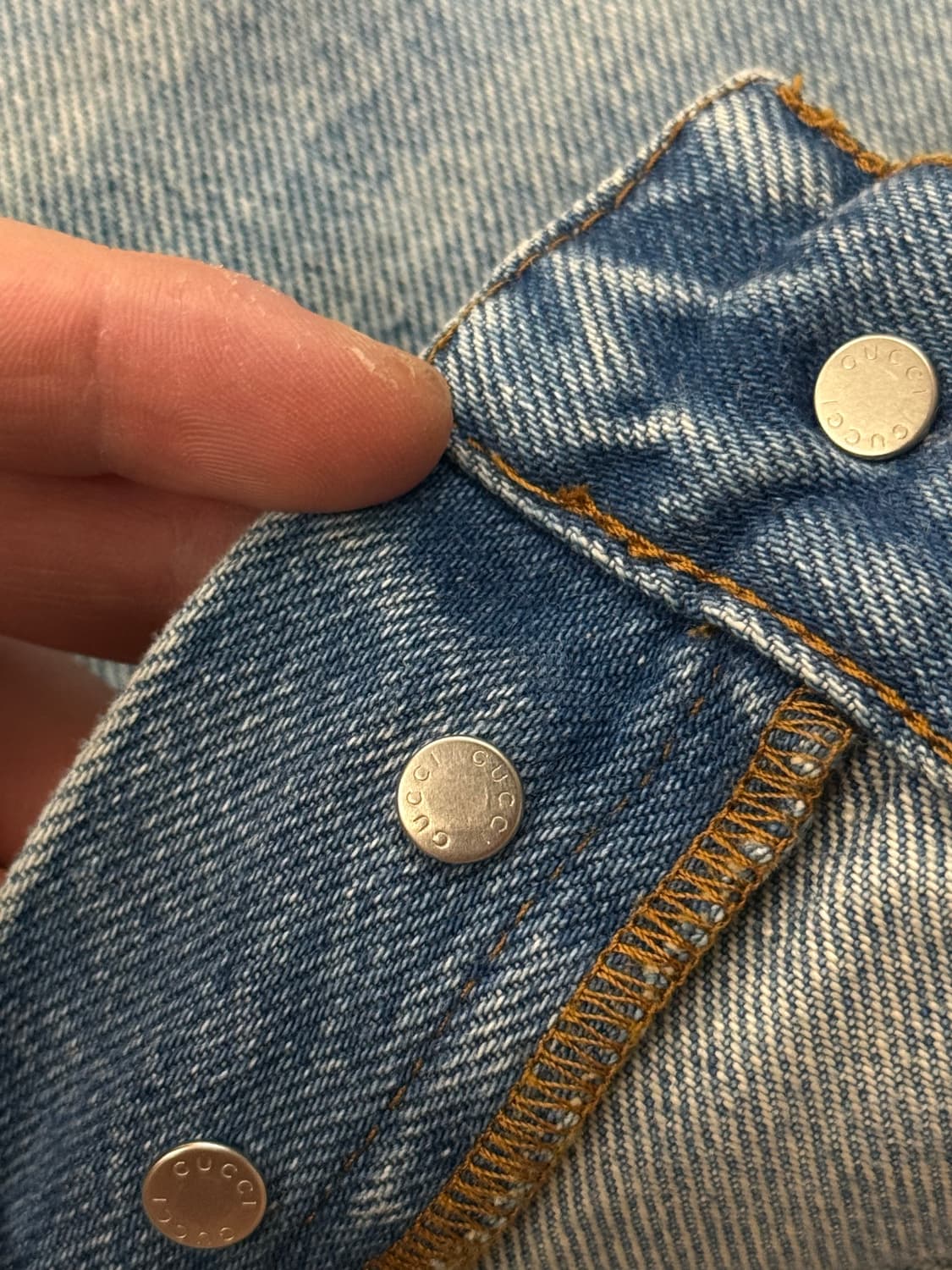 (33size) 구찌 데님 팬츠 상품이미지6