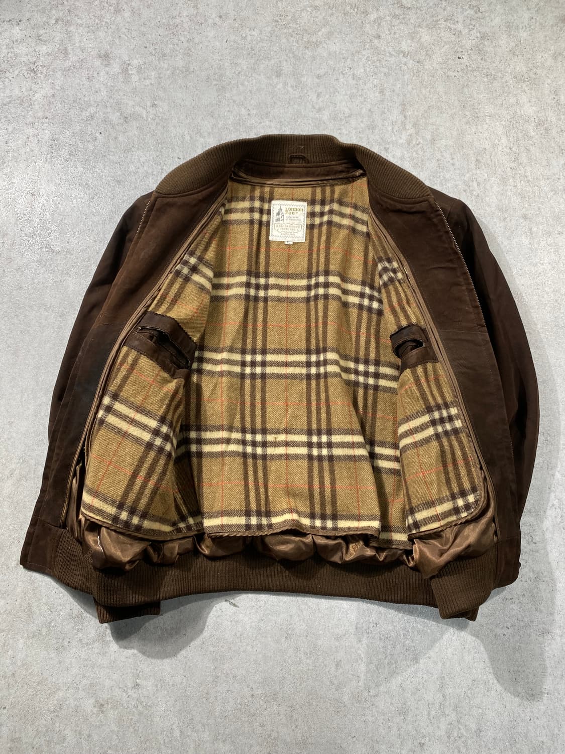 [XL] 80s London Fog 런던포그 고트스킨 스웨이드 자켓 상품이미지3