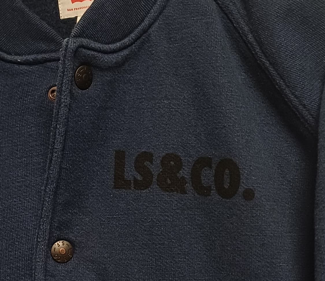 [LEVI’S LS&CO. 스웻 바시티 자켓 / S(실착 M)] 상품이미지4