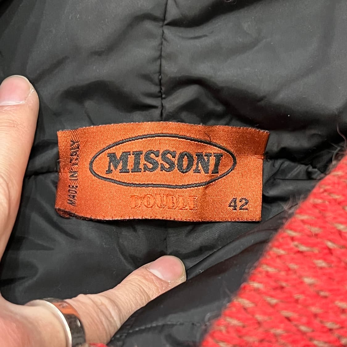  미쏘니 리버시블 패턴 후드 자켓 y14518 상품이미지8