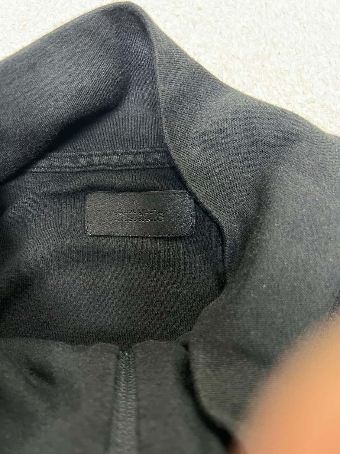 머듈 넥집업 블랙 3사이즈 상품이미지3