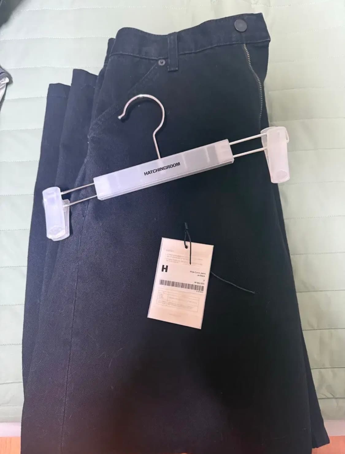 해칭룸 와이드 커브 진 제트 블랙(3) 상품이미지1