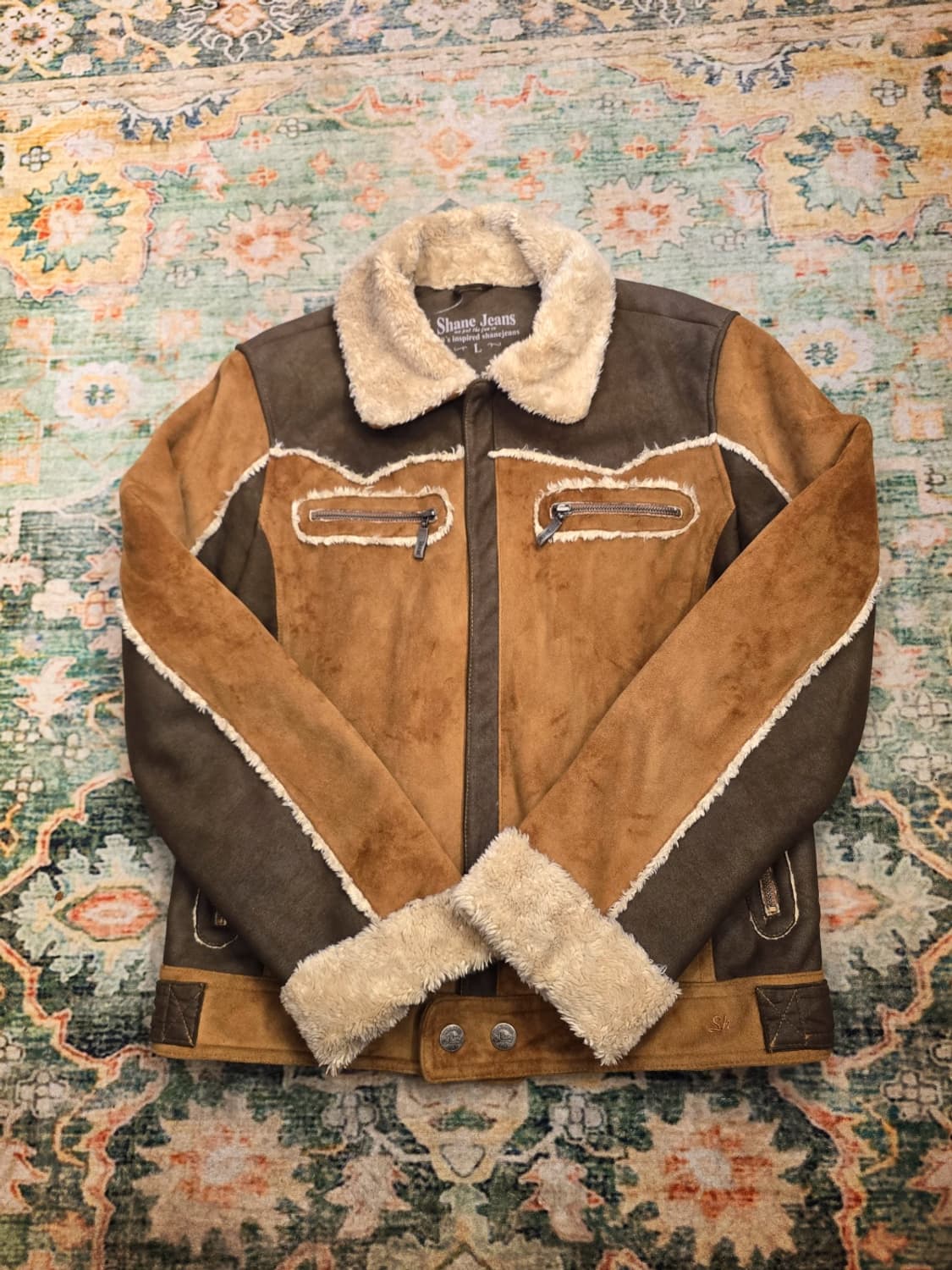 Shane Jeans(쉐인진스) 스웨이드 무통(무스탕) 자켓 상품이미지2