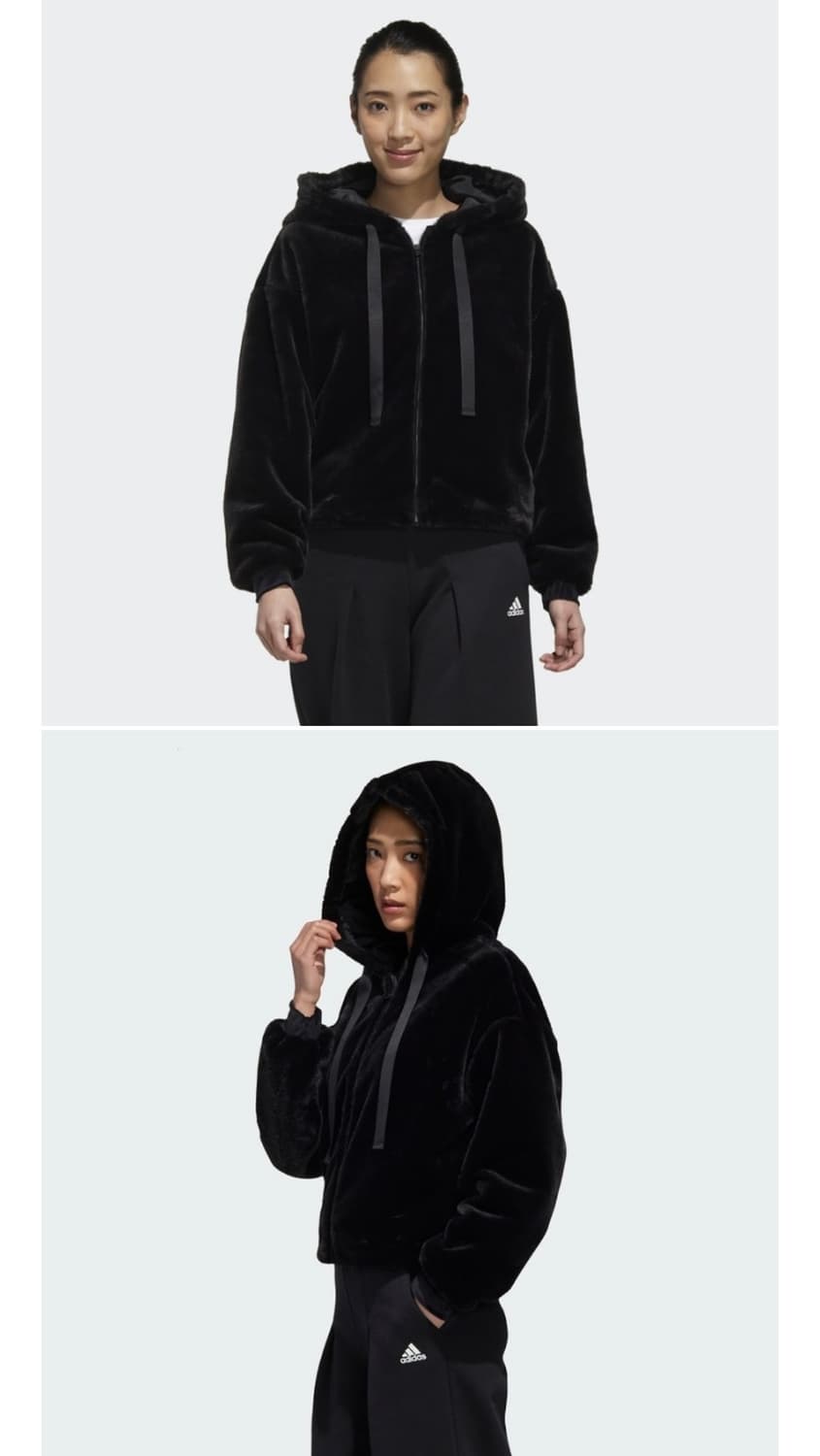 아디다스 어슬레틱 스타일 퍼 자켓 상품이미지7