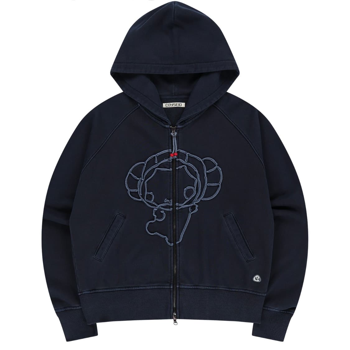 코이세이오 빈티지 집업 네이비 coyseio 상품이미지1