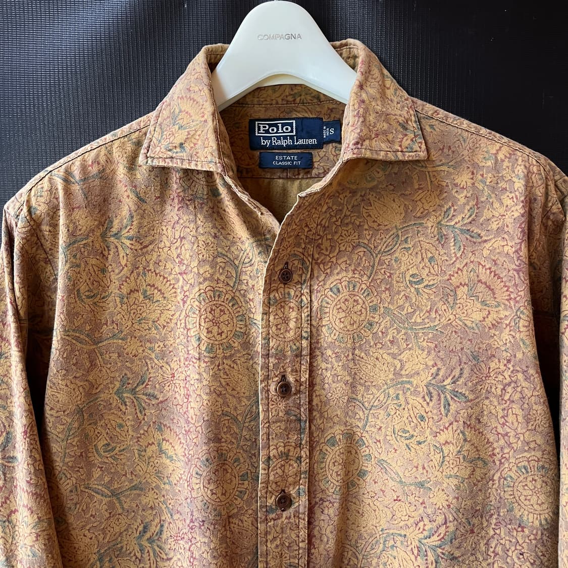 90s 폴로 랄프로렌 플로럴 메달리온 패턴 셔츠 상품이미지7