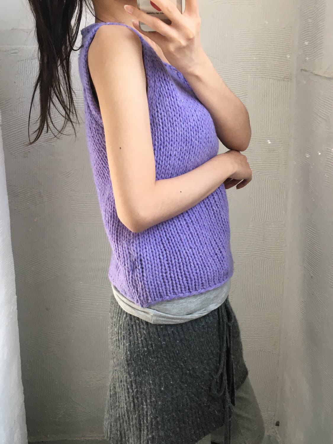 Max Mara 막스마라 퍼플 니트 나시  상품이미지3