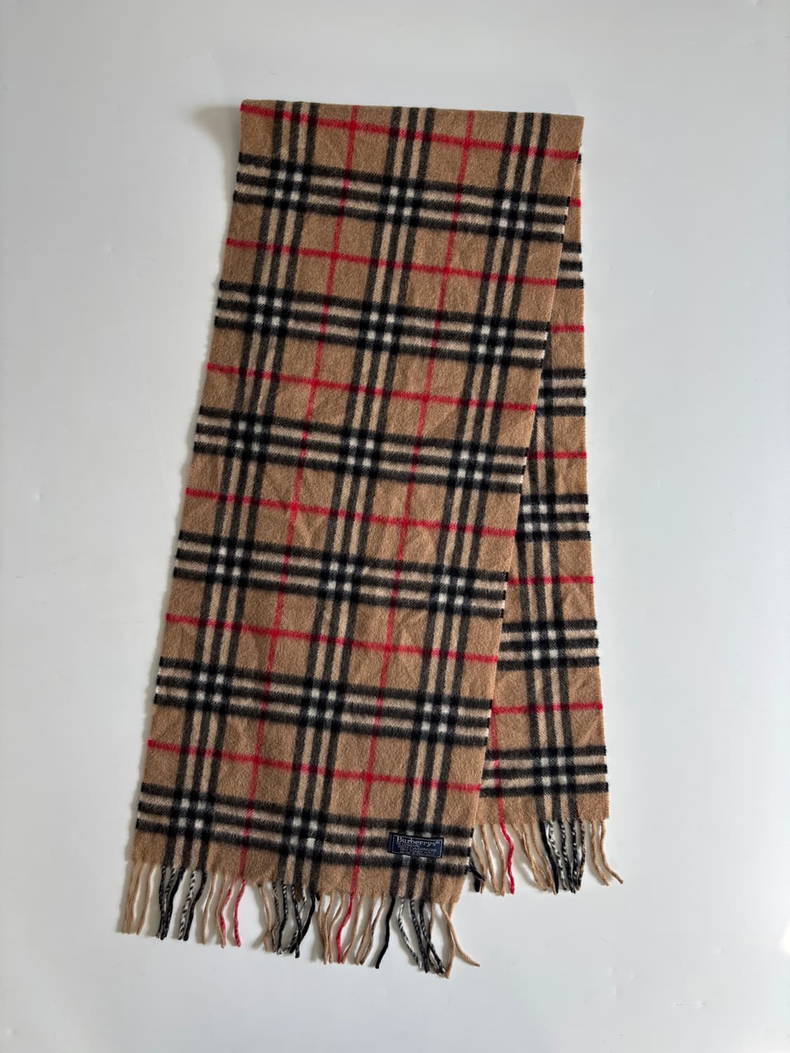 Burberrys 버버리 캐시미어  베이지컬러 노바체크 머플러 ​ 상품이미지3
