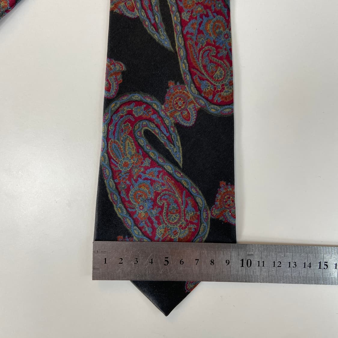 크리스찬 디올 (DIOR) 페이즐리 빈티지  정품 명품넥타이 상품이미지8