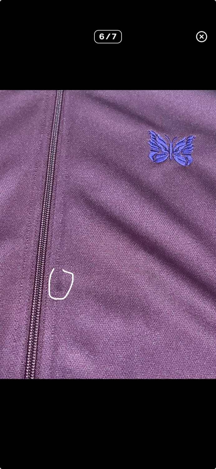 니들스 트랙자켓 폴리 스무스 와인 (L사이즈) 상품이미지7