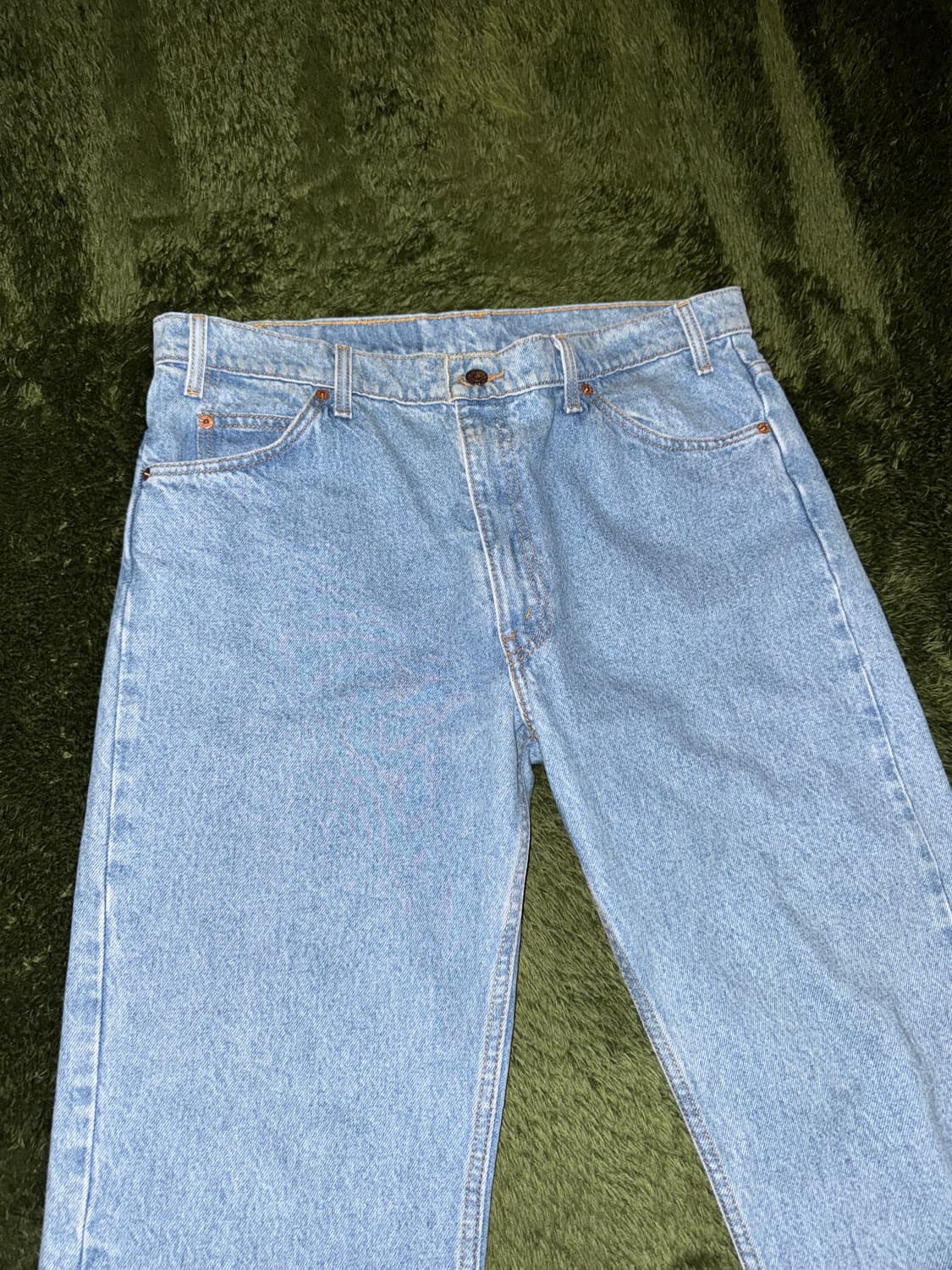 [36X30] 90s 리바이스 505 오렌지탭 데님 팬츠 인디고 상품이미지5