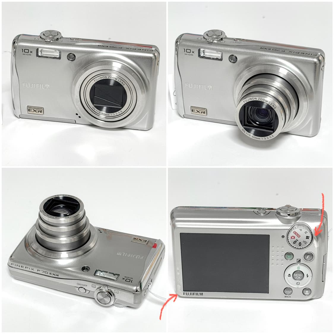 후지필름 파인픽스 F70EXR 실버 빈티지디카 상품이미지2