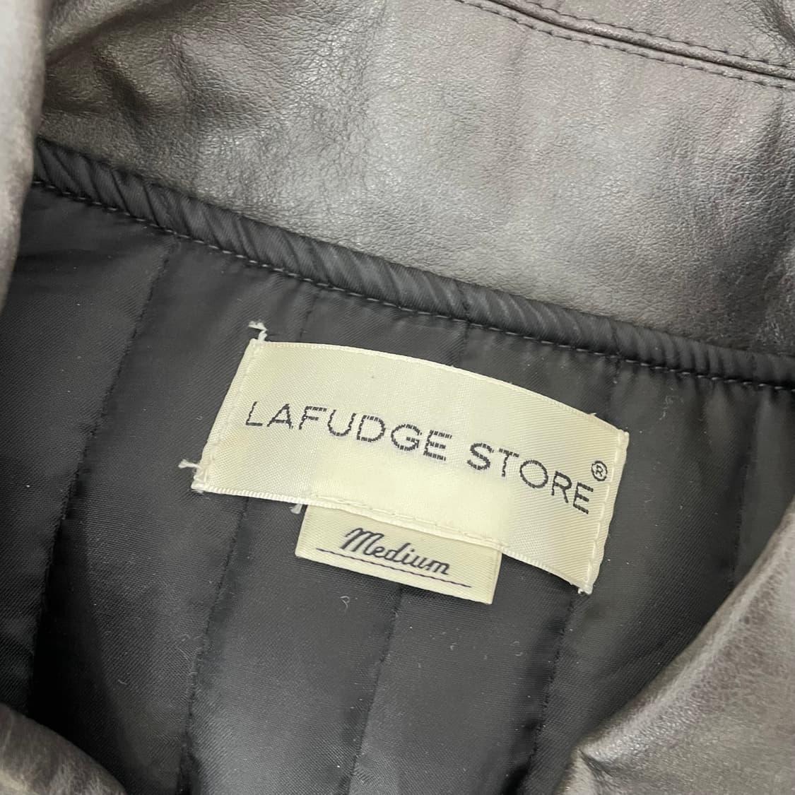 라퍼지스토어 버핑 레더 자켓 상품이미지3