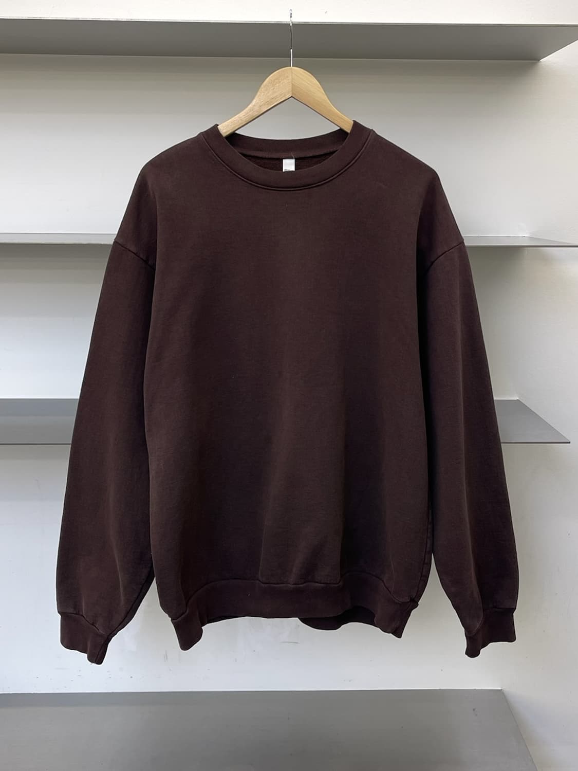 로스 앤젤레스 어패럴 14oz 헤비 플리스 크루넥 상품이미지1