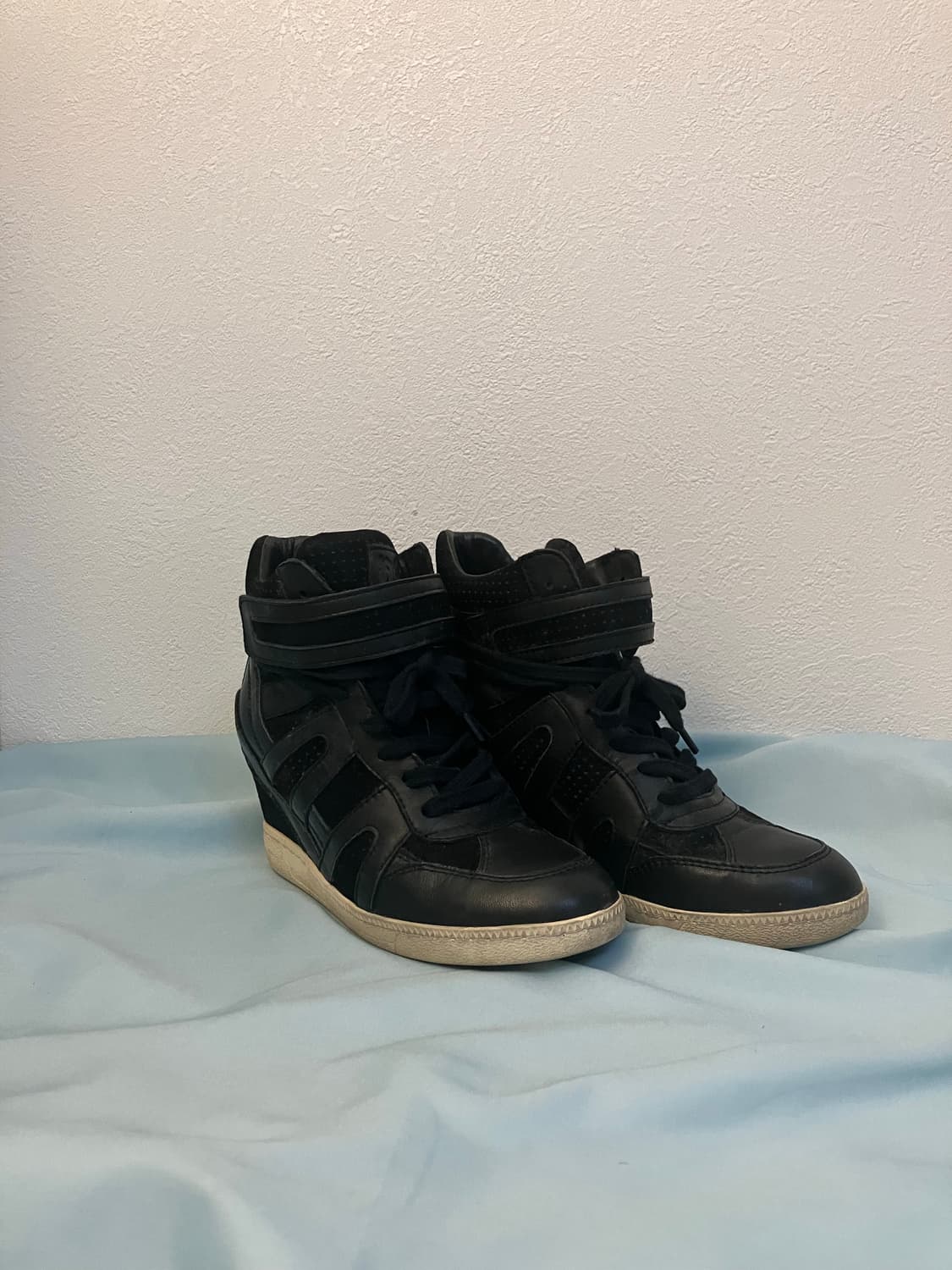 아쉬 ash 보위 레더 하이탑 웨지힐 스니커즈 36사이즈 상품이미지1