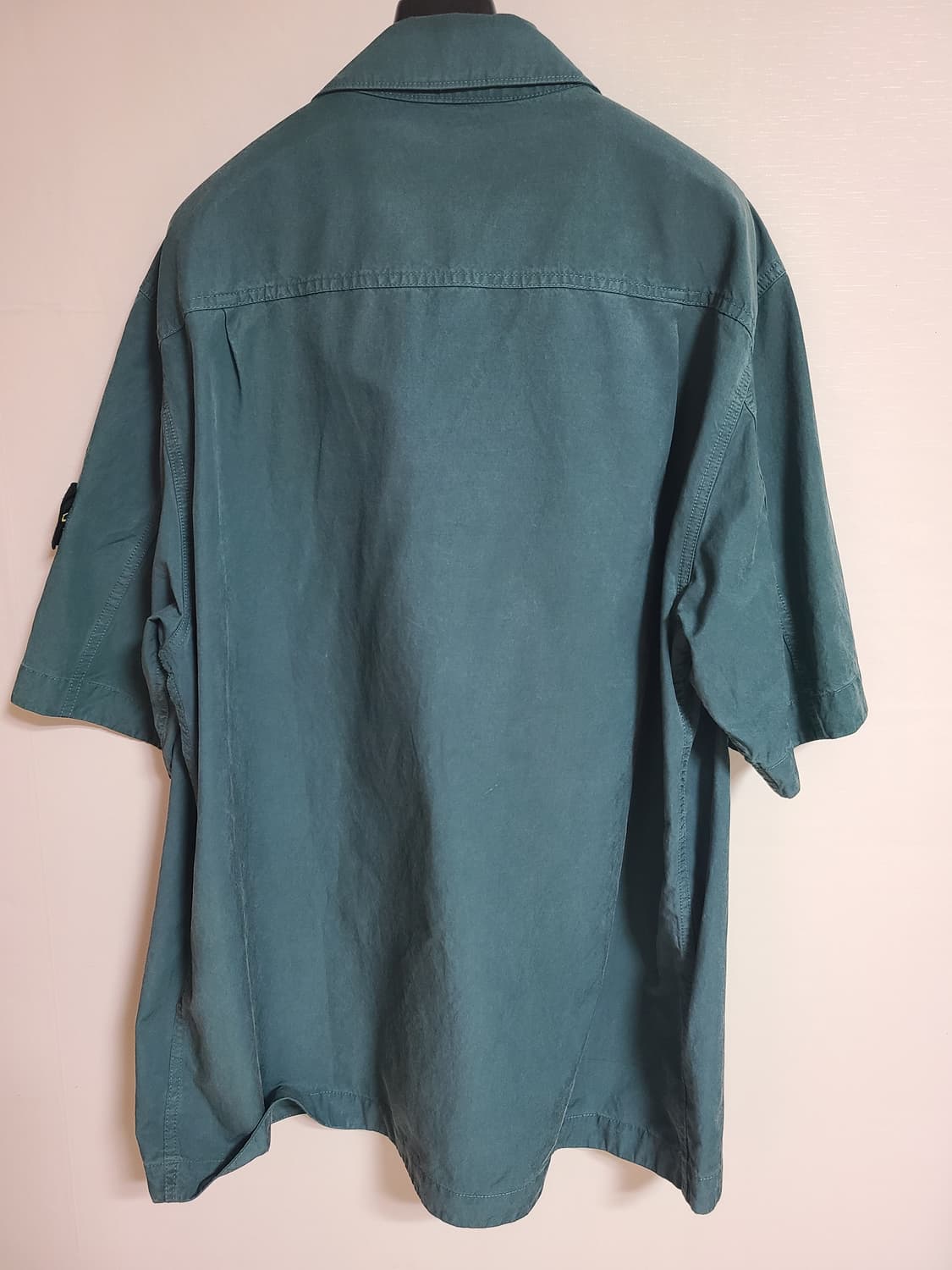 스톤아일랜드 가먼트다잉 오버셔츠 반팔 상품이미지3