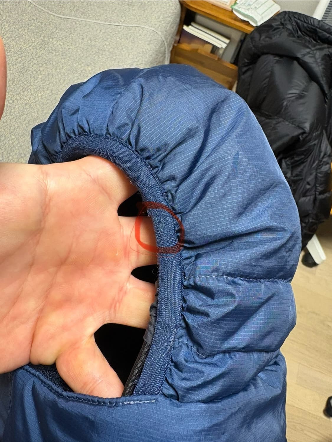 [XL] 파타고니아 퍼프 자켓 후디 2000년대 00s 네이비 상품이미지8