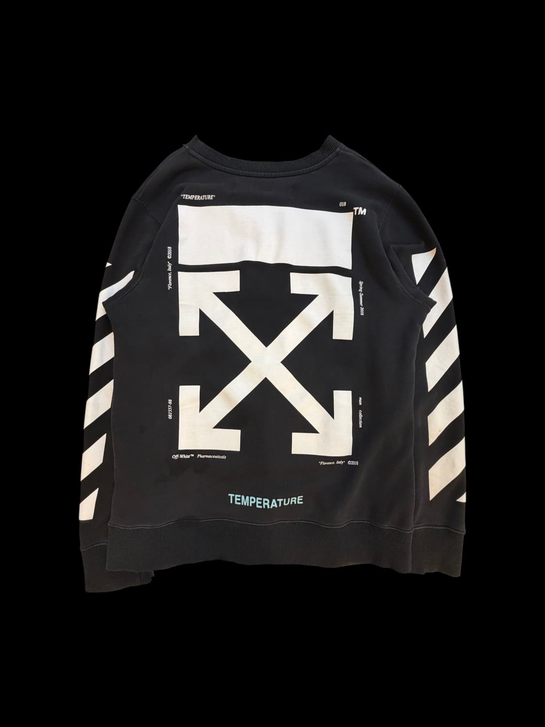 오프화이트 모나리자 크루넥 맨투맨 상품이미지2