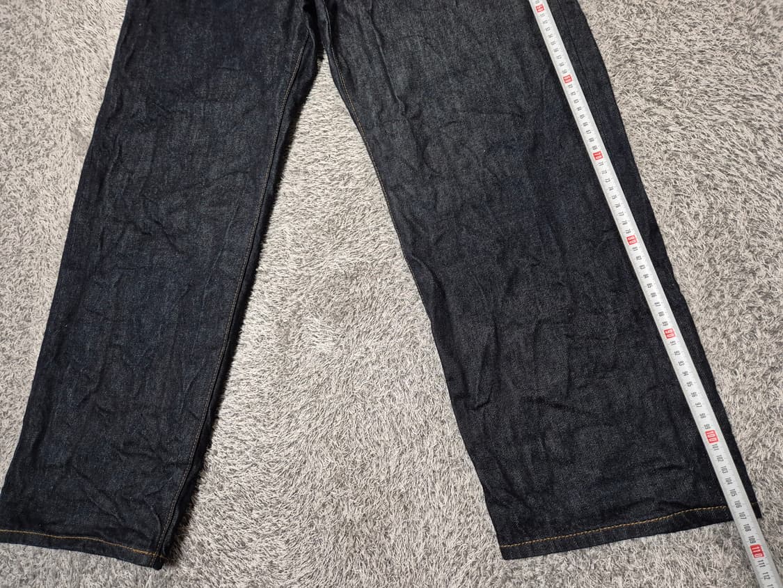 비슬로우 남성 원턱 데님 팬츠 34 상품이미지7