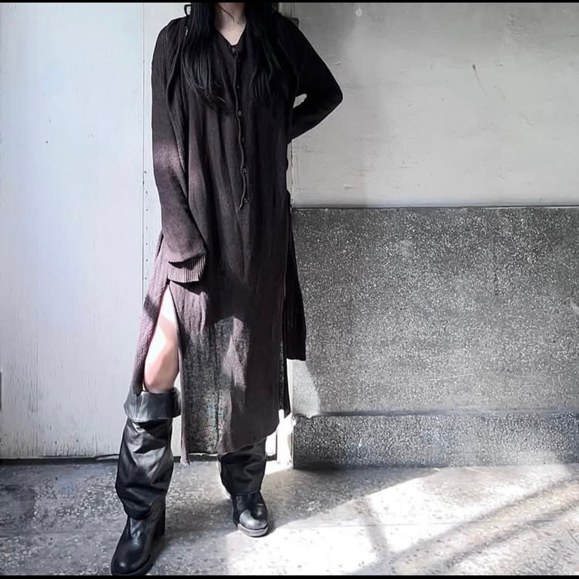 Yohji Yamamoto 원피스 가디건 상품이미지2