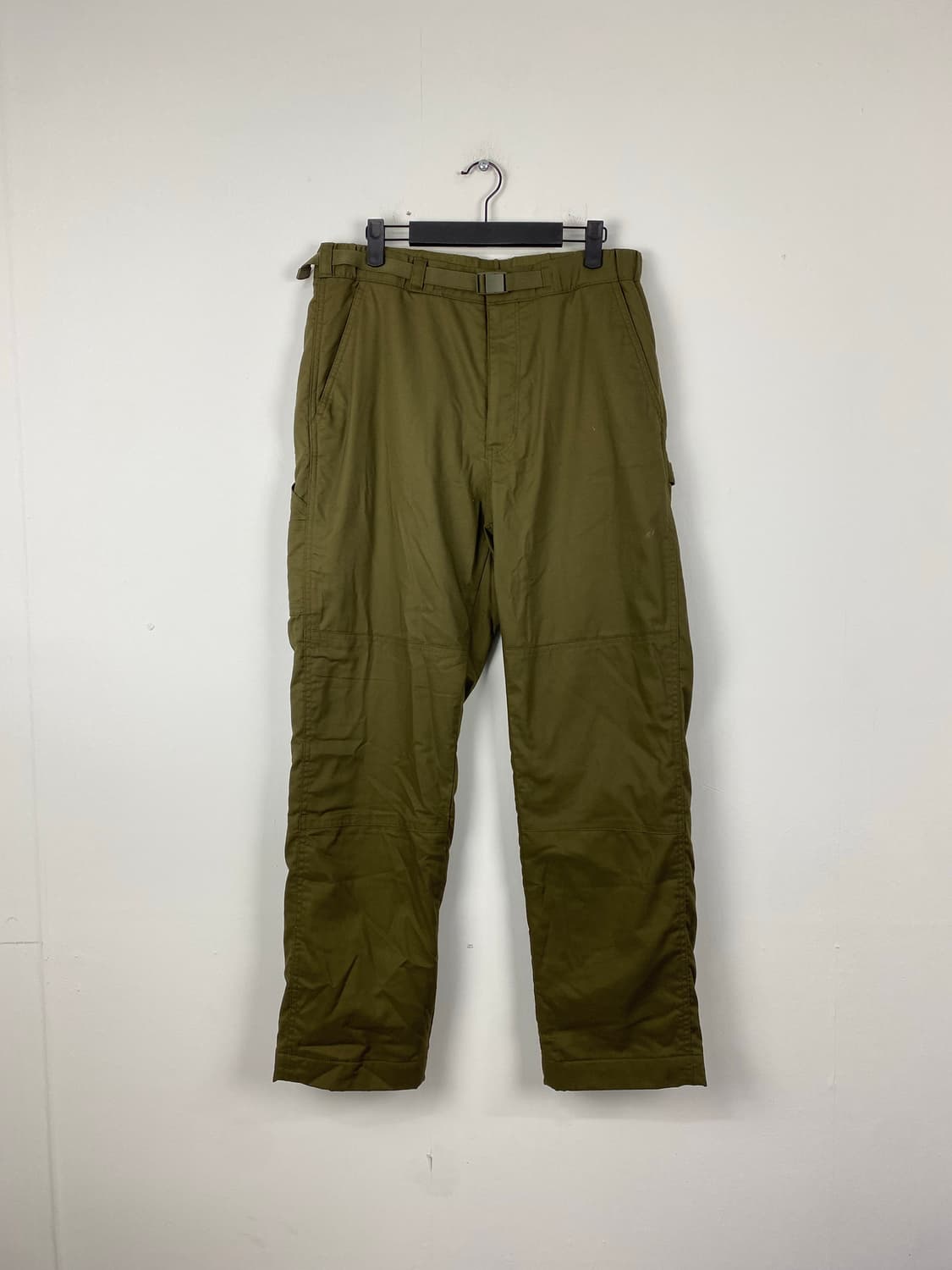 유니클로 jw앤더슨 카키 히트텍 벨트버클 팬츠 M 상품이미지1