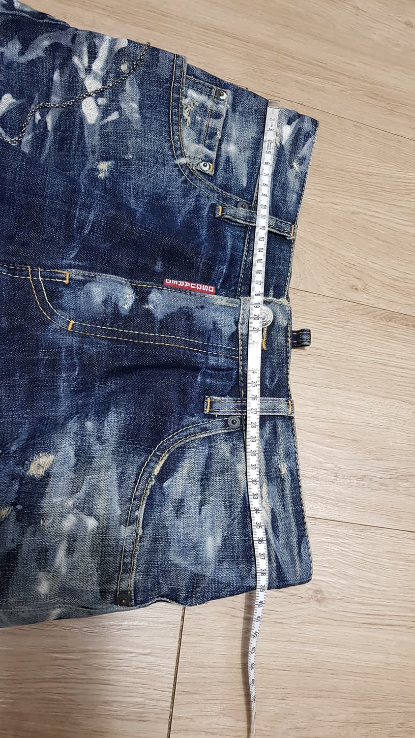 디스퀘어드 11ss 페인트 체인바이커 남, 녀 겸용 42 상품이미지4