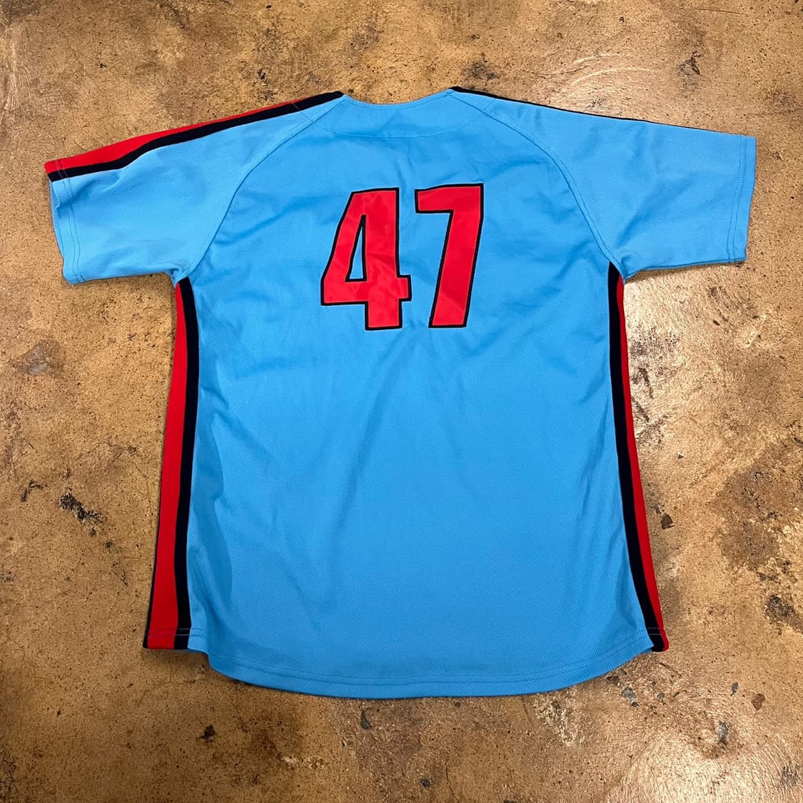 [95] 롯데 자이언츠 야구 유니폼 반팔 하늘 b10 상품이미지3